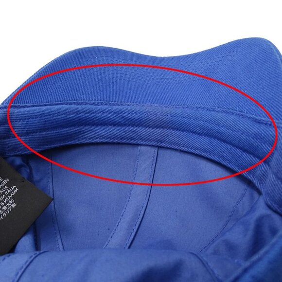 Balenciaga Cap Cotton Blue L Logo Stylish main image 9